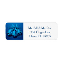 ジュエルトーンベルズクリスマス差出人住所ラベル ラベル