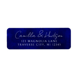 ジュエルトーンロマンス | サファイア | 差出人住所 ラベル