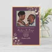 ジュエルトーン フォト ウェディング 招待状 (スタンド正面)