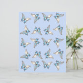 ジュエルバタフライオパール及びシルバースクラップブック紙 (スタンド正面)