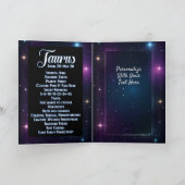 ジュエルパーソナライズされた銀河系〔占星術の〕十二宮図タウロス カード (内部)