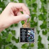 ジュエルパーソナライズされた銀河系〔占星術の〕十二宮図魚座 キーホルダー (手)