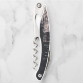 ジュエルパームリーフウェディングパーティーバラ金ゴールド/Nvy ID830 ソムリエナイフ (正面)