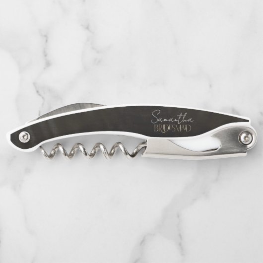 ジュエルパームリーフウェディングパーティー金ゴールドID830 ソムリエナイフ (裏面)