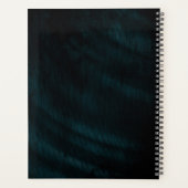 ジュエルパーム結婚リーフのティール（緑がかった色）ID830 プランナー手帳 (裏面)