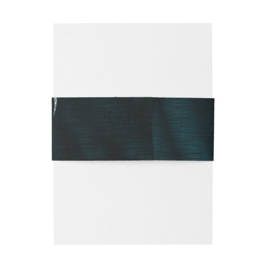 ジュエルパーム結婚リーフのティール（緑がかった色）ID830 招待状ベリーバンド (裏面例)