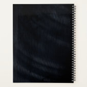 ジュエルパーム結婚リーフのバラ金ゴールド/ネイビーID830 プランナー手帳 (裏面)