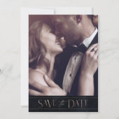 ジュエルパーム結婚リーフのバラ金ゴールドID830 セーブザデート (正面)