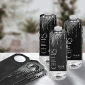 ジュエルパーム結婚リーフの応援シルバーID830 ボトルネックタグ