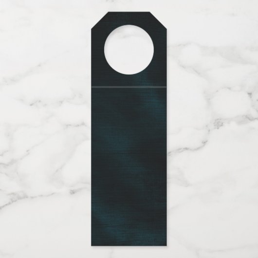 ジュエルパーム結婚リーフの応援ティール（緑がかった色）ID830 ボトルネックタグ (裏面)