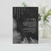 ジュエルパーム結婚リーフの詳細シルバーID830 エンクロージャーカード (スタンド正面)