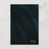 ジュエルパーム結婚リーフの詳細ティール(緑がかった色)ID830 エンクロージャーカード (裏面)