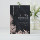 ジュエルパーム結婚リーフの詳細バラ金ゴールドID830 エンクロージャーカード (スタンド正面)