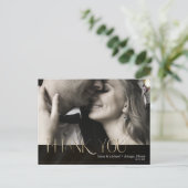 ジュエルパーム結婚リーフ感謝金ゴールドID830 案内ポストカード (スタンド正面)