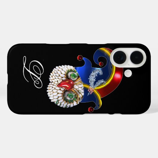 ジュエルフクロウ及び小妖精や小人羽付きダイヤモンド帽子 Case-Mate iPhoneケース (裏面 (横))