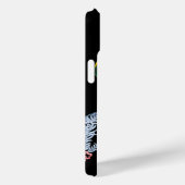 ジュエルフクロウ、小妖精や小人帽子、シャムロック、ダイヤモンドの羽 Case-Mate iPhoneケース (裏面 / 右)