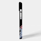 ジュエルフクロウ、小妖精や小人帽子、シャムロック、ダイヤモンドの羽 Case-Mate iPhoneケース (裏面 / 左)