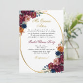 ジュエルフラワースペインのクインセアニェラ 招待状 (スタンド正面)