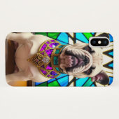 ジュエルフランスのカラーを華美着たブルドッグ Case-Mate iPhoneケース (裏面(横))
