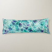 ジュエルブルーリーフパターン ボディピロー (裏面)