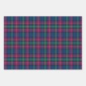 ジュエルブルー,グリーン,ワイン,紫と金ゴールドプライド ラッピングペーパーシート (正面3)