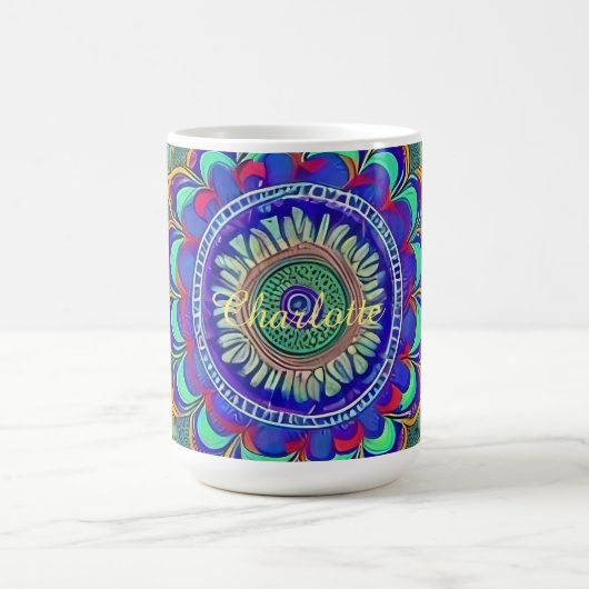 ジュエルマンダラマンダラコーヒーマグ コーヒーマグカップ (中央)