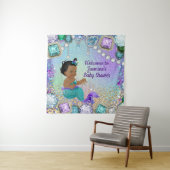 ジュエルマーメイドベイビーシャワーバックドロップバナーSQ タペストリー (インサイチュ)
