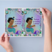 ジュエルマーメイドベビーシャワーDIY抱き枕デコレーション チラシ (手)