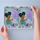 ジュエルマーメイドベビーシャワーDIY抱き枕デコレーション チラシ (手)