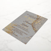 ジュエル収集スクリプト箔結婚式招待状 箔招待状 (回転した状態)