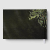 ジュエル結婚パームリーフの緑ID830 ゲストブック (裏面)