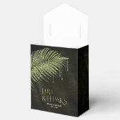 ジュエル結婚パームリーフの緑ID830 フェイバーボックス (オープン)