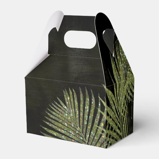 ジュエル結婚パームリーフの緑V2 ID830 フェイバーボックス (裏面サイド)