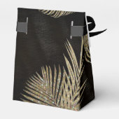 ジュエル結婚パームリーフの金ゴールドID830 フェイバーボックス (裏面サイド)