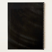 ジュエル結婚パームリーフの金ゴールドID830 プランナー手帳 (裏面)