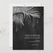 ジュエル結婚パームリーフの銀ID830 (正面)