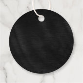 ジュエル結婚パームリーフの銀ID830 フェイバータグ (裏面)