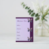 ジュエル蝶2名刺 名刺 (スタンド正面)