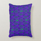 ジュエル調華美ペイズリーデザイン アクセントクッション (正面(垂直))