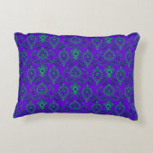 ジュエル調華美ペイズリーデザイン アクセントクッション (裏面)