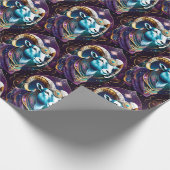 ジュエル銀河系〔占星術の〕十二宮図アリー ラッピングペーパー (角)