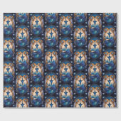 ジュエル銀河系〔占星術の〕十二宮図ジェミニ ラッピングペーパー (フラット)