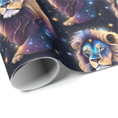 ジュエル銀河系〔占星術の〕十二宮図レオ ラッピングペーパー (ロールコーナー)