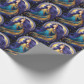 ジュエル銀河系〔占星術の〕十二宮図《星座》乙女座 ラッピングペーパー (角)