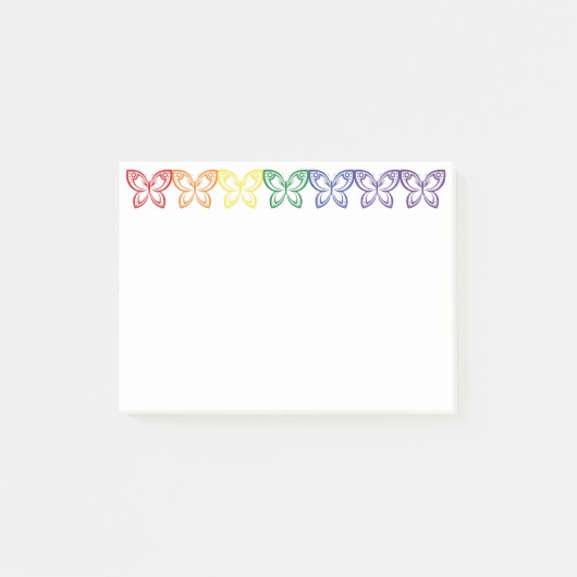ジュエル・バタフライのアウトラインPost-It Notes ポストイット (正面)
