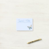 ジュエル バタフライ オパールとシルバー ポストイット (デスク上)