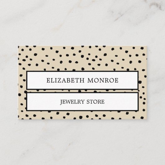 ジュエ点々のあるラー 名刺 (正面)