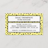 ジュエ点々のあるラー 名刺 (裏面)