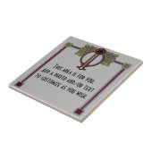 ジュゲンスティルアールヌーボー/デコc1900レプログレイバーグ タイル (側面)