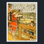 ジュゲンドマガジンカバープリント ポスター<br><div class="desc">ジュゲンド雑誌の表紙イラストレーション。1896ドメインマーク1.0 28.06インチx 36.27インチ55ポンド、10.4ポイント厚い酸フリーのアーカイブ紙で再現。滑らかな表面でマット仕上げ。90年以上のアーカイブ評価による耐フェード。顔料ベースのインクにより、フルカラースペクトル高解像度印刷を実現</div>